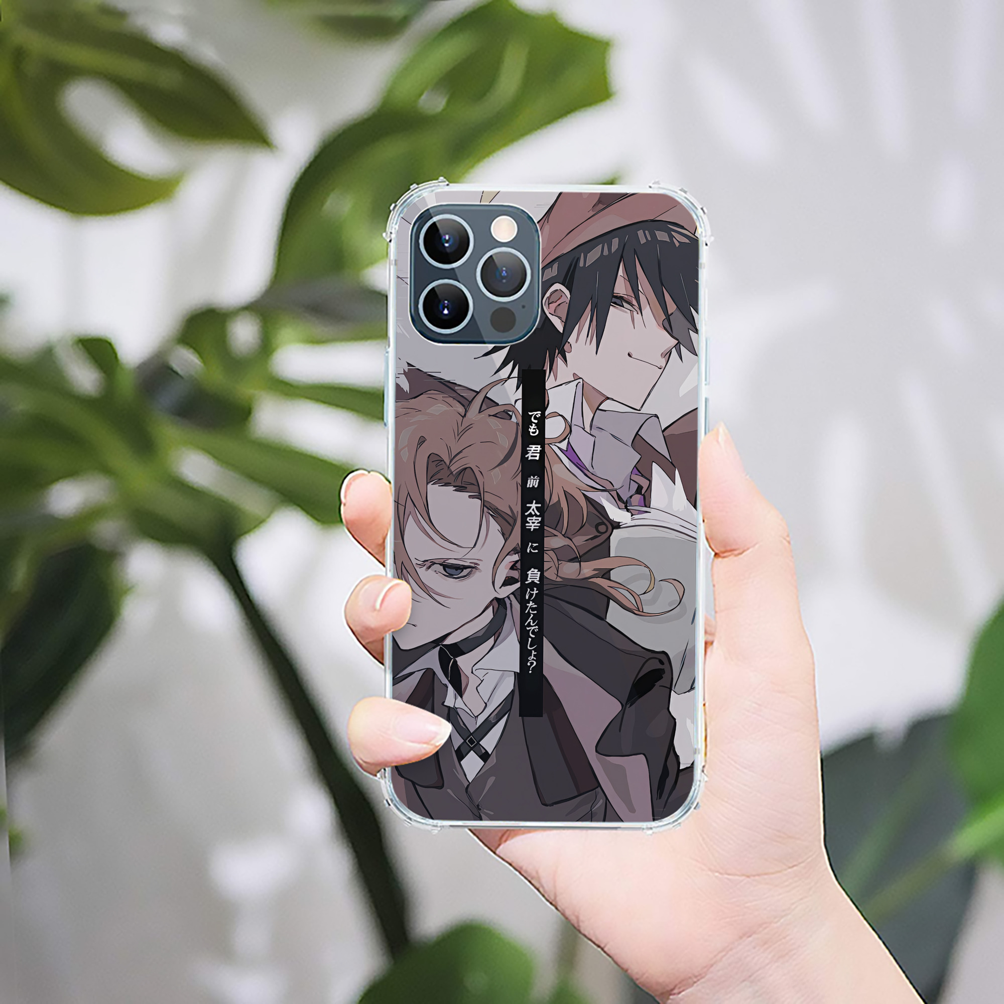 （画像用） 文豪ストレイドッグス Bungo Stray Dogs 【iPhone 12シリーズ対応】透明スマホケース（クリアソフトケース）